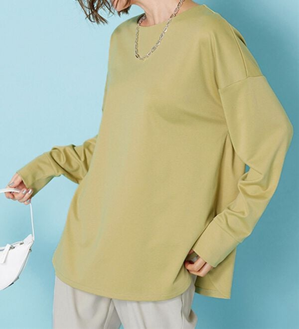 BELLUNA（ベルーナ）の「もちっとなめらか！大人顔サマ見えプルオーバー（カットソー）」｜詳細画像