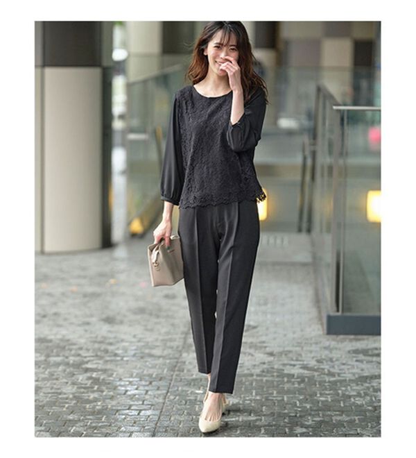 GeeRA（ジーラ）の「【5点セット】〈テーパードパンツ〉２ジャケット５点セットスーツ（パンツスーツ）」｜詳細画像