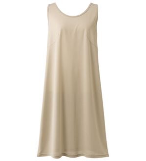 LAVIENNE（ラヴィエンヌ）の「新・さらっと涼感メッシュスリップ（スリップ・ペチコート）」｜95cm丈グレージュ