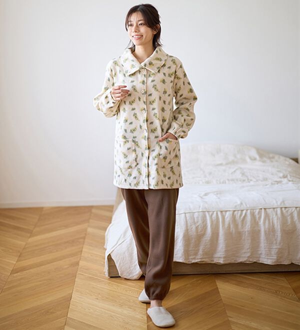 LAVIENNE（ラヴィエンヌ）の「ソフトでかるぽかフリースパジャマ（パジャマ・ルームウェア）」｜詳細画像