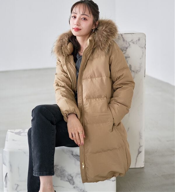 RANAN（ラナン）の「リアルファー付ダウンコート（ダウンコート・ジャケット・ベスト）」｜詳細画像
