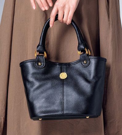 ルフラン（ルフラン）の「＜豊岡工房＞牛革手提げ（ハンドバッグ）」