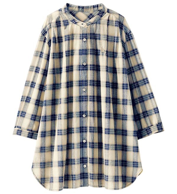 BELLUNA（ベルーナ）の「綿１００％刺しゅうデザインシャツ（シャツ）」｜詳細画像