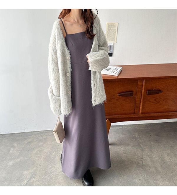 GeeRA（ジーラ）の「バックストラップデザインキャミワンピース（その他ワンピース）」｜詳細画像