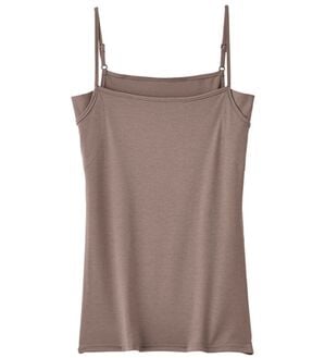 YU'NOW（ユナウ）の「ベーシック汗取りインナー　キャミソール（肌着・インナーウェア）」｜ブラウン