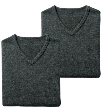 「日本製　３重奏のぬくもりエア３インナー　Ｖベスト（メンズ肌着・インナーウェア）」