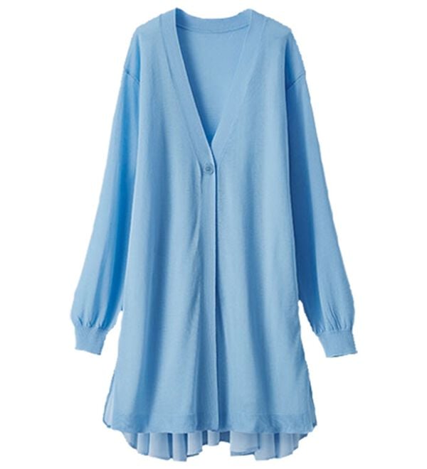 BELLUNA（ベルーナ）の「スタイルアップ！バックフレアカーディガン（ニットカーディガン）」｜詳細画像