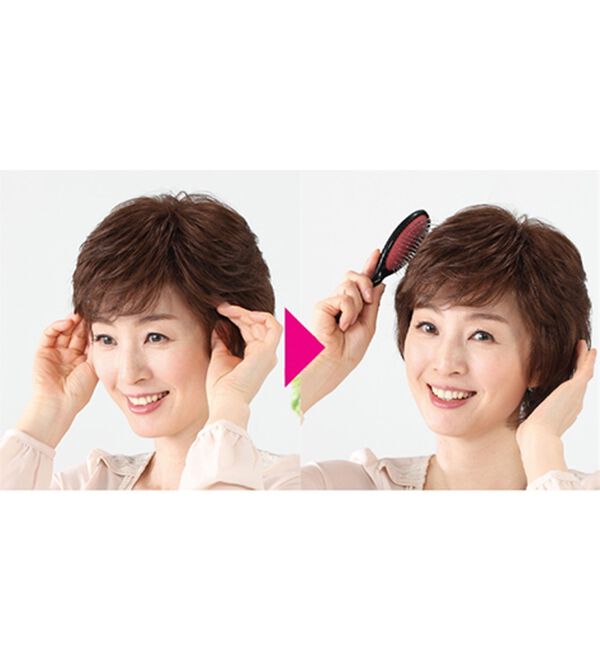 「帽子感覚　らくセットウィッグ（ウィッグ・ヘアピース・エクステ）」｜詳細画像