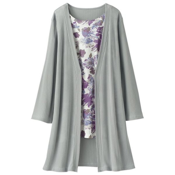 BELLUNA（ベルーナ）の「夏の旅行にはひんやりが嬉しい！重ねデザインプルオーバー（カットソー）」｜詳細画像