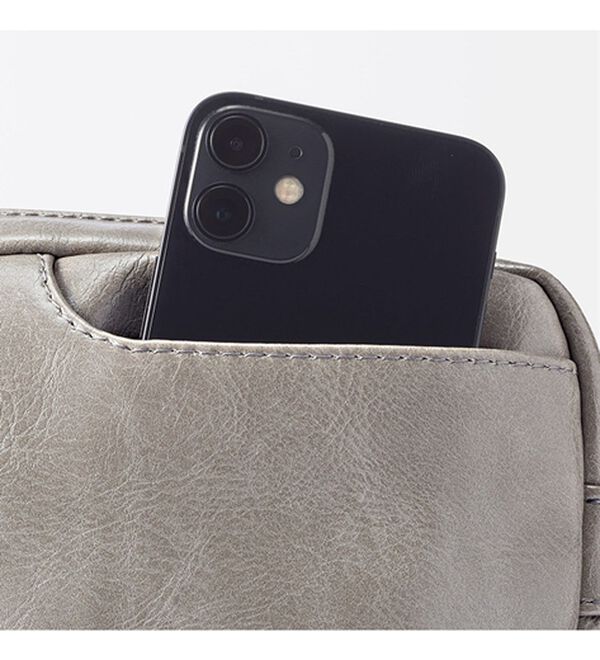 「＜クロコダイル＞スマートショルダー（メンズショルダーバッグ）」｜詳細画像