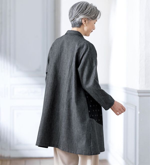 ルフラン（ルフラン）の「日本製久留米織デザインブラウス（ブラウス）」｜詳細画像