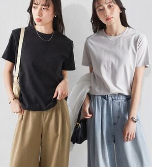 RANAN（ラナン）の「【5つの機能付】ひんやり着回し抜群ベーシックＴシャツ＜選べる着丈＞（Tシャツ）」｜詳細画像