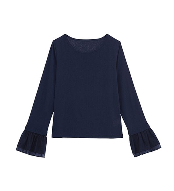 RANAN（ラナン）の「フレアーチュール袖スラブシアーＴ（カットソー）」｜詳細画像