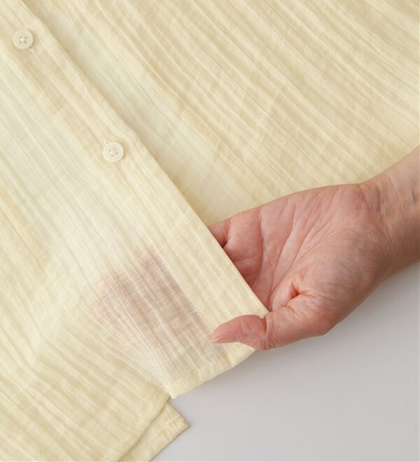 RANAN（ラナン）の「バックスリットシアーシャツ（シャツ）」｜詳細画像