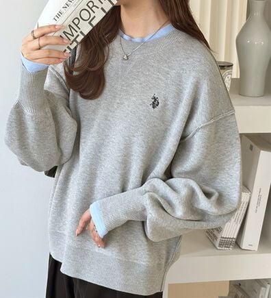 GeeRA（ジーラ）の「【U.S. POLO ASSN.】スウェットライクニット（ニット・セーター）」