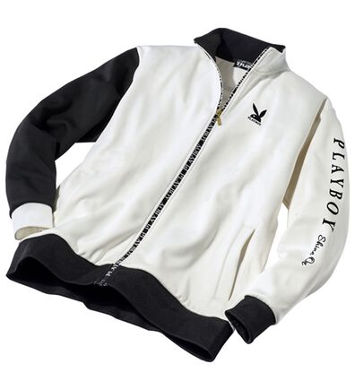 「＜プレイボーイ＞防風裏フリースストレッチジャケット（メンズジャケット）」