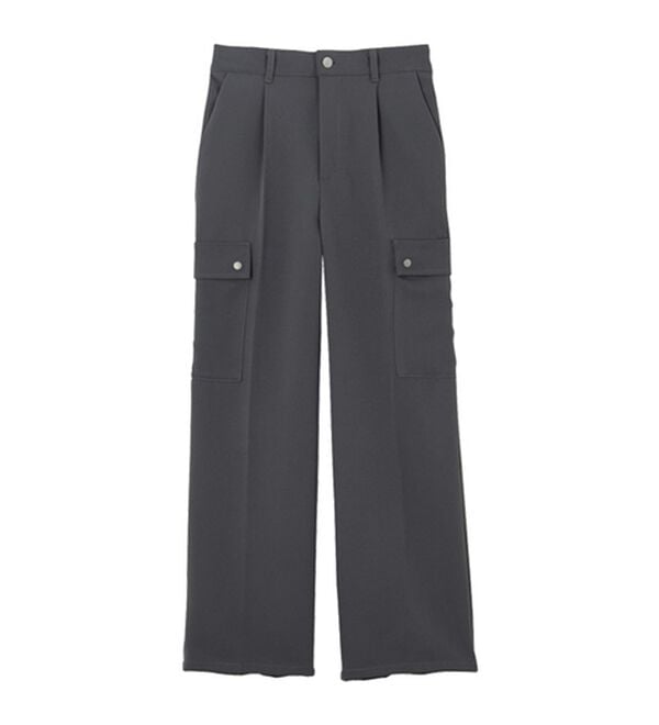 GeeRA（ジーラ）の「タックワイドストレートカーゴパンツ（フルレングスパンツ）」｜詳細画像