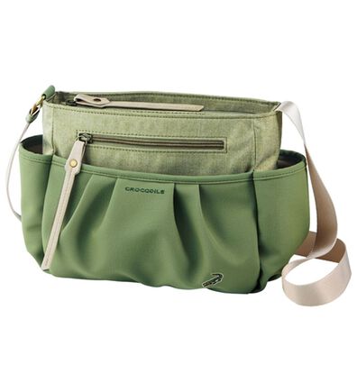 BELLUNA（ベルーナ）の「＜クロコダイル＞デザイン切替ショルダー（ショルダーバッグ）」