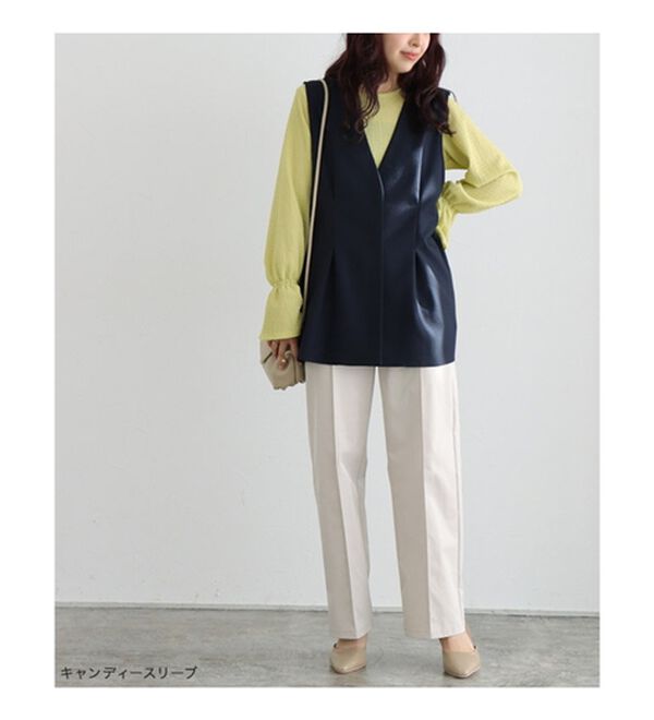 Pierrot（ピエロ）の「デザインが選べるジャガードカットソー（カットソー）」｜詳細画像