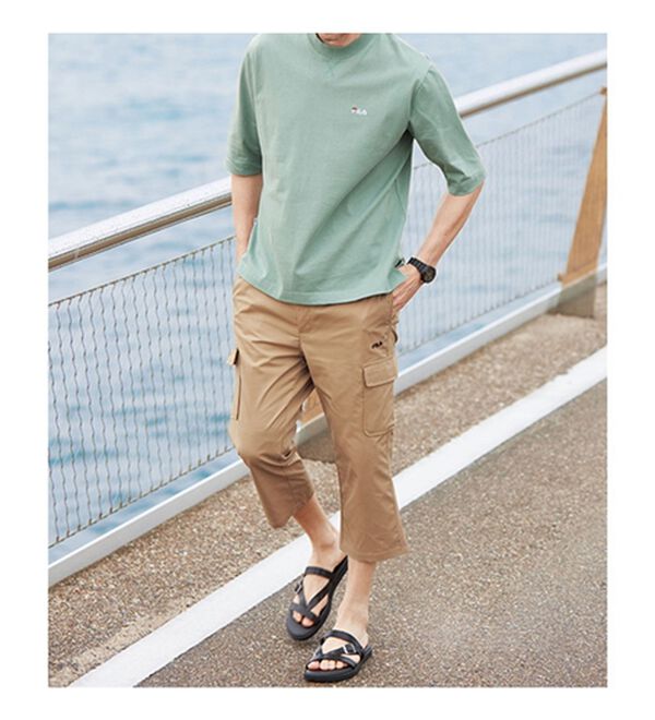 「＜フィラ＞キシリトール７分丈カーゴパンツ（メンズハーフパンツ）」｜詳細画像