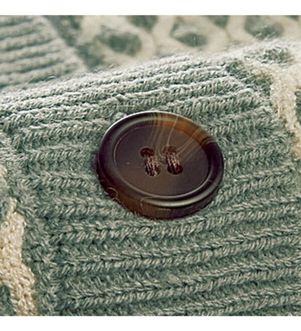 BELLUNA（ベルーナ）の「配色ジャカードニットカーディガン（ニットカーディガン）」｜詳細画像