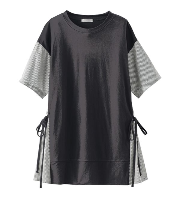 BELLUNA（ベルーナ）の「サイドリボン切替デザインプルオーバー（カットソー）」｜詳細画像