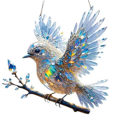 「青い鳥のウォールデコレーション（インテリア雑貨）」
