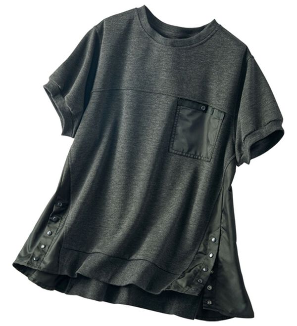 BELLUNA（ベルーナ）の「【ＳＥＪＬ】異素材切替デザインプルオーバー（カットソー）」｜詳細画像