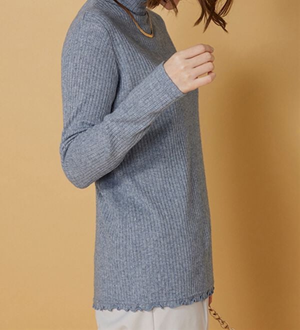 BELLUNA（ベルーナ）の「ラメ入りメローデザインプルオーバー（カットソー）」｜詳細画像