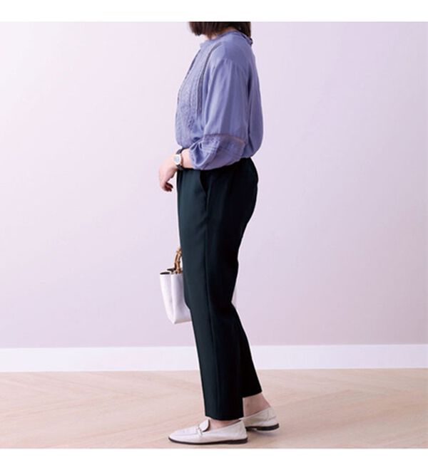 BELLUNA（ベルーナ）の「サラサラ美脚テーパードパンツ（テーパードパンツ）」｜詳細画像