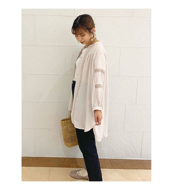 BELLUNA（ベルーナ）の「ヒンヤリ冷感ライトオンスジーンズ（フルレングスパンツ）」｜詳細画像