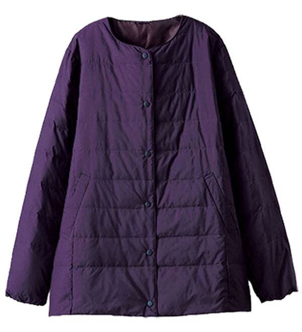 BELLUNA（ベルーナ）の「フレンチダウン使いノーカラージャケット（ショートコート）」｜詳細画像