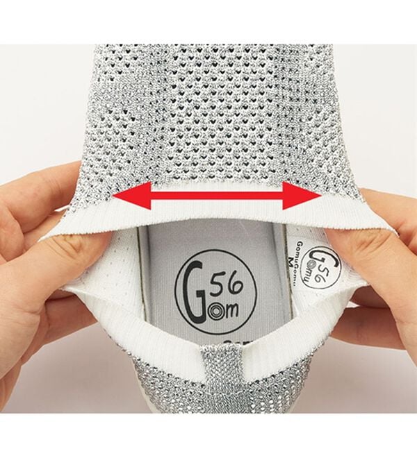 ルフラン（ルフラン）の「ゴムゴム　きらめきビジューのエアーヒールスニーカー（スニーカー）」｜詳細画像