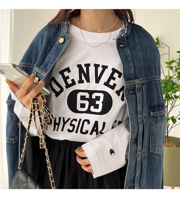 GeeRA（ジーラ）の「【ｃｈａｍｐｉｏｎ】ロゴロンＴ（カットソー）」｜詳細画像