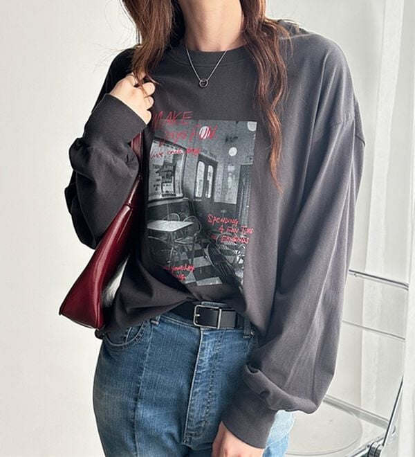 GeeRA（ジーラ）の「アソートデザインフォトプリントロンＴ（カットソー）」｜詳細画像