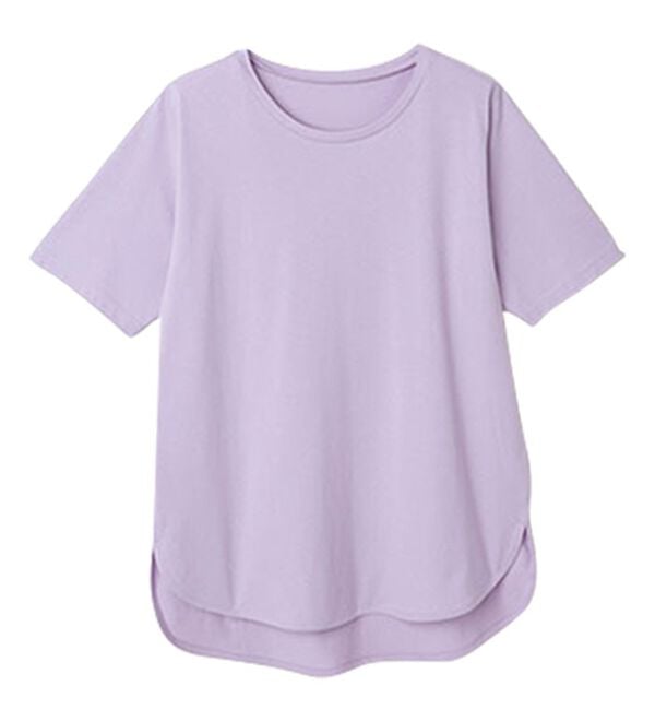 RANAN（ラナン）の「＜ＢＣ＞綿１００％ひんやりラウンドヘムプルオーバー（カットソー）」｜詳細画像