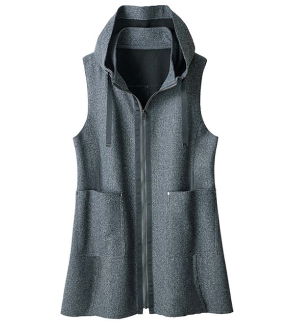 ルフラン（ルフラン）の「すっきり見え！柔らかストレッチベスト（ベスト）」｜詳細画像