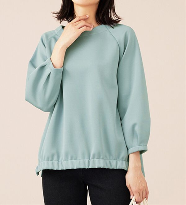 BELLUNA（ベルーナ）の「軽やか！メッシュダンボールプルオーバー（カットソー）」｜詳細画像