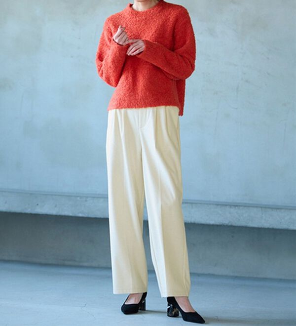 RANAN（ラナン）の「キレイ見え！防風ワイドパンツ（フルレングスパンツ）」｜詳細画像