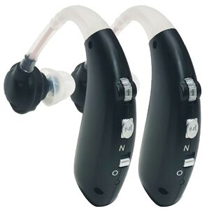 「充電式耳掛集音器２個セット（シニア・生活サポート）」｜1