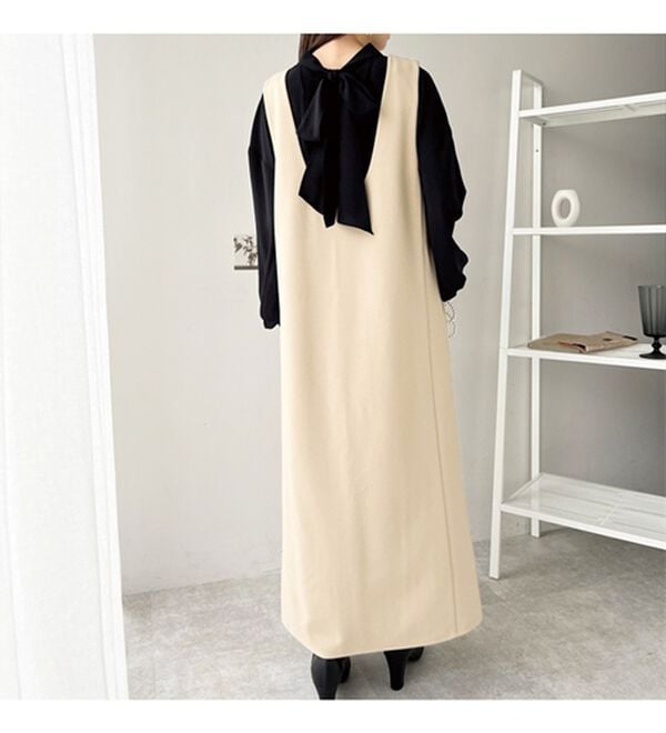 GeeRA（ジーラ）の「前後２ｗａｙボウタイブラウス（ブラウス）」｜詳細画像