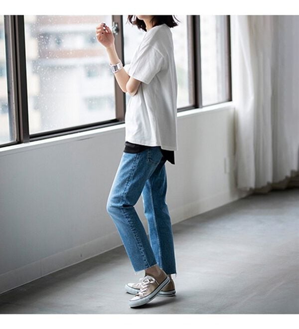 YU'NOW（ユナウ）の「レーヨンブレンド　レイヤードキャミソール（肌着・インナーウェア）」｜詳細画像