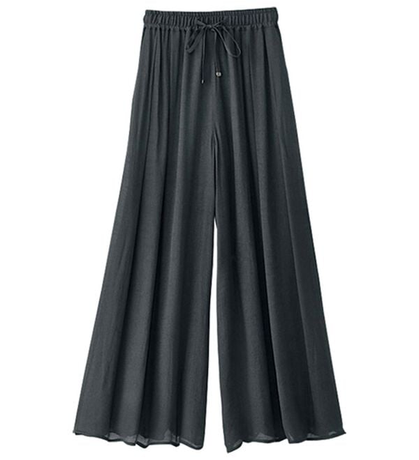 BELLUNA（ベルーナ）の「スカート見えシアーワイドスカーチョ（フルレングスパンツ）」｜詳細画像