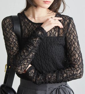 RANAN（ラナン）の「パッチワークレースT（カットソー）」｜詳細画像