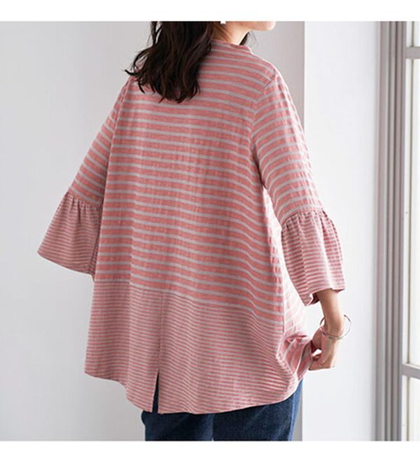 BELLUNA（ベルーナ）の「ボーダー切替プルオーバー（カットソー）」｜詳細画像