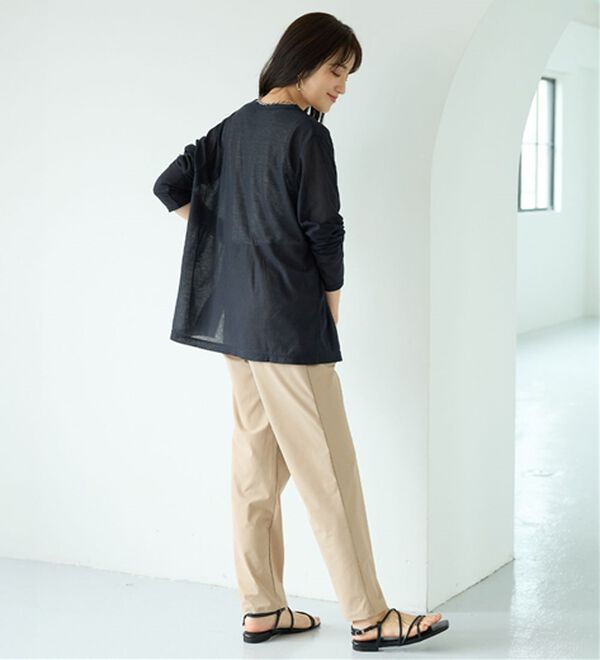 BELLUNA（ベルーナ）の「持ち運びに便利！ＵＶ対策シアーカーディガン（その他カーディガン）」｜詳細画像