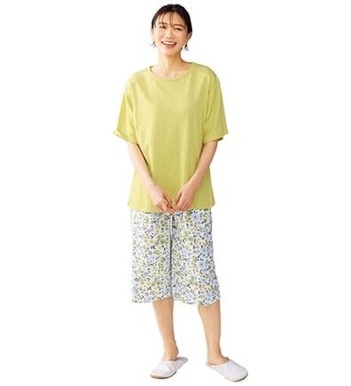 LAVIENNE（ラヴィエンヌ）の「ゆる涼カットソールームウェア（パジャマ・ルームウェア）」