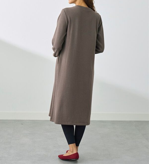 まるで着る毛布！静電防止付裏ファーワンピース - ベルーナ【公式】