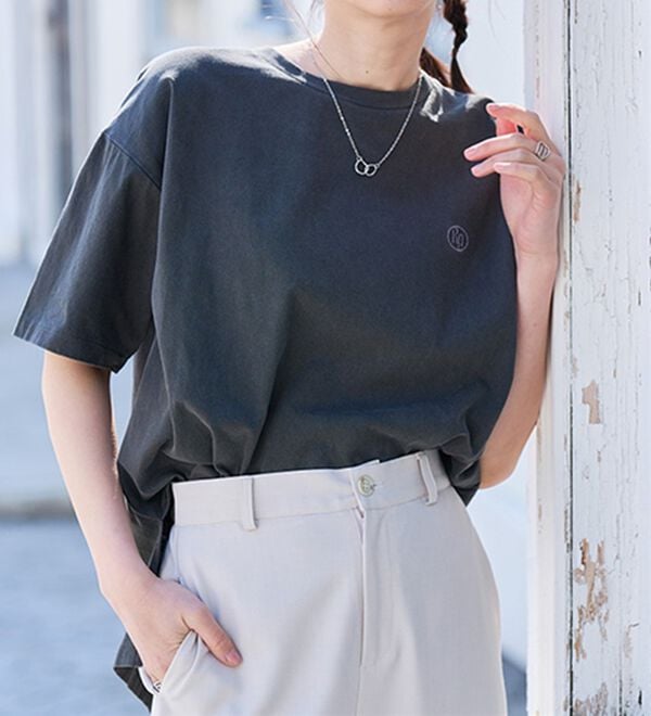 RANAN（ラナン）の「ヴィンテージライクロゴTシャツ（カットソー）」｜詳細画像