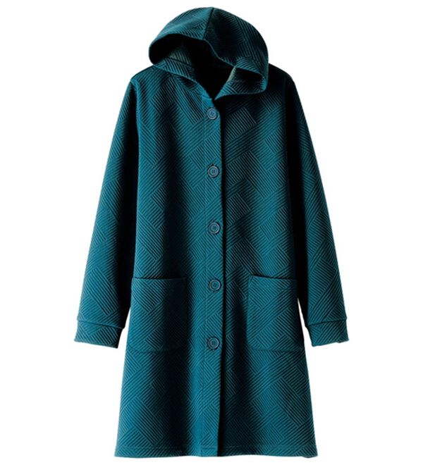 BELLUNA（ベルーナ）の「幾何柄ジャカード素材フードカーディガン（その他カーディガン）」｜詳細画像